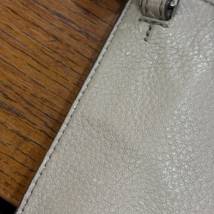 Tory Burch Grey Leather Crossbody Bag | Pre Loved |