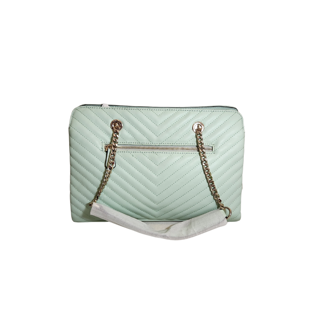 Guess Mint Green Quilted Shoulder Bag | Brand New |