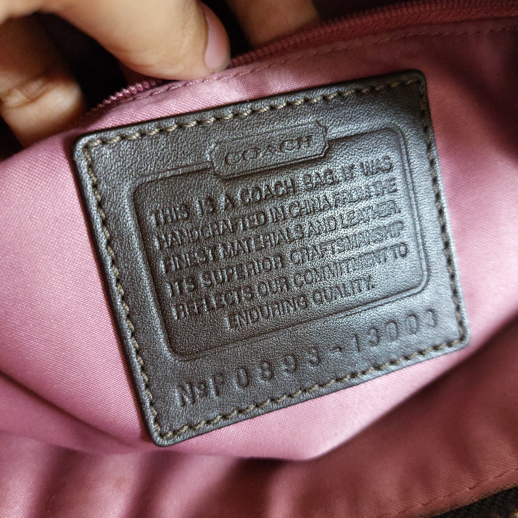 Coach Signature Sufflette Patchwork Shoulder Bag | Pre Loved |
