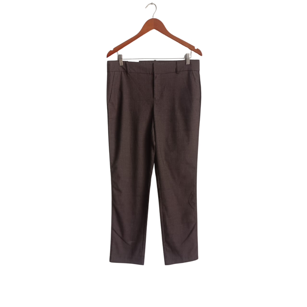 Calvin Klein Dark Brown Straight Leg Pants | Brand New |
