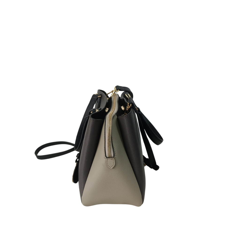 Furla Grey Two tone Convertible Handbag | Pre Loved |