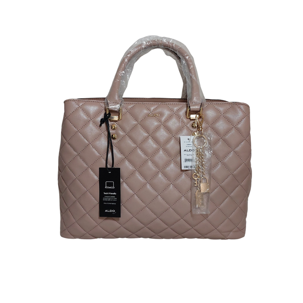 ALDO Chipper Dusty Pink Quilted Tote | Brand New | | Secret Stash
