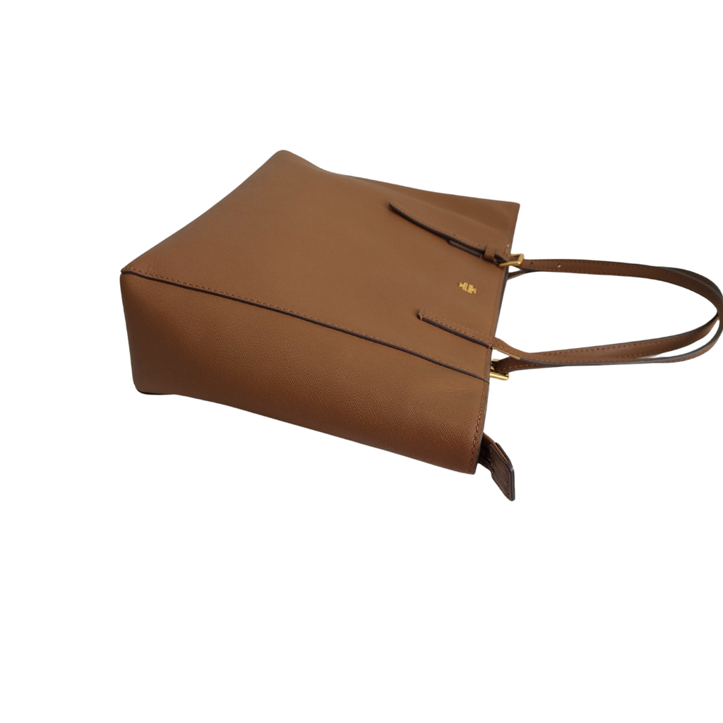 Tory Burch 'Emerson' Tan Leather Tote Bag | Pre Loved |