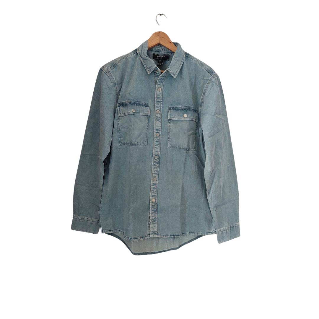 denim tops forever 21