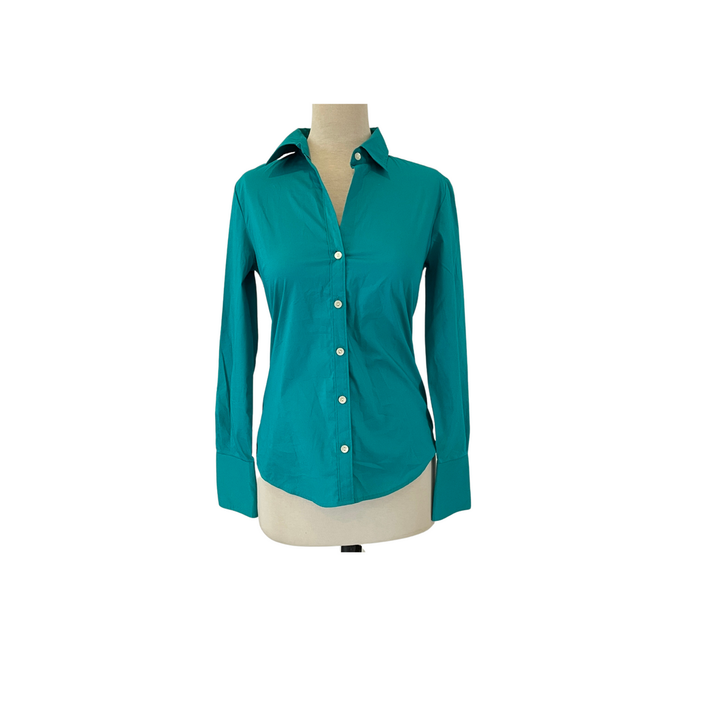 Calvin Klein Emerald Green Collared Shirt | Gently Used |