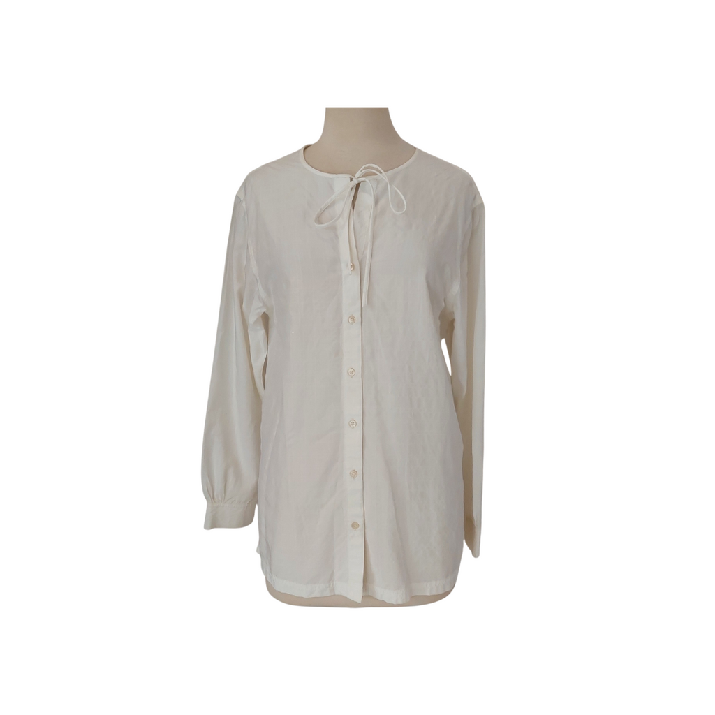 M&S Cream Button Down Top | Pre Loved |