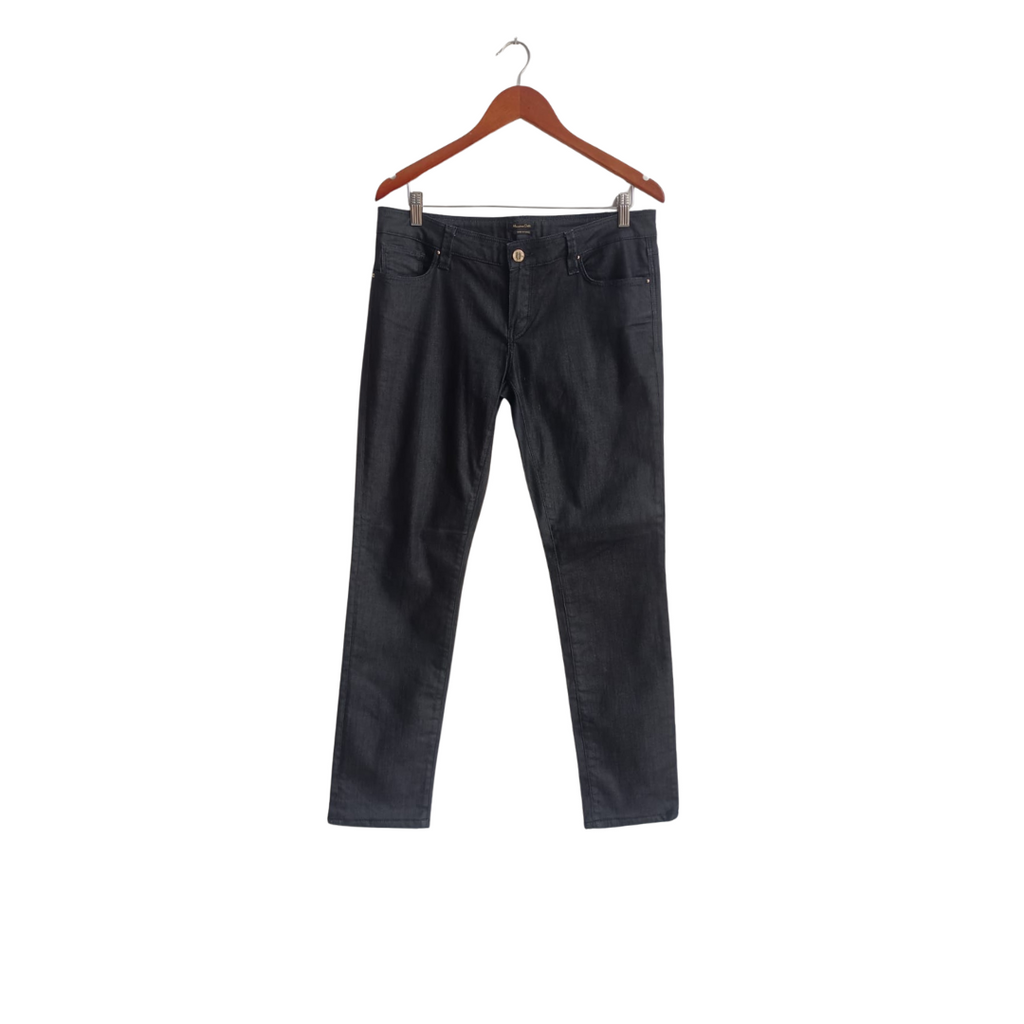 Massimo Dutti Navy Straight Leg Jeans | Gently Used |