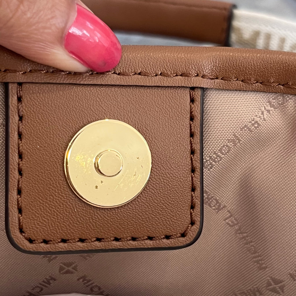 Michael Kors Tan Leather 'Maeve' Small Tote Bag | Gently Used |