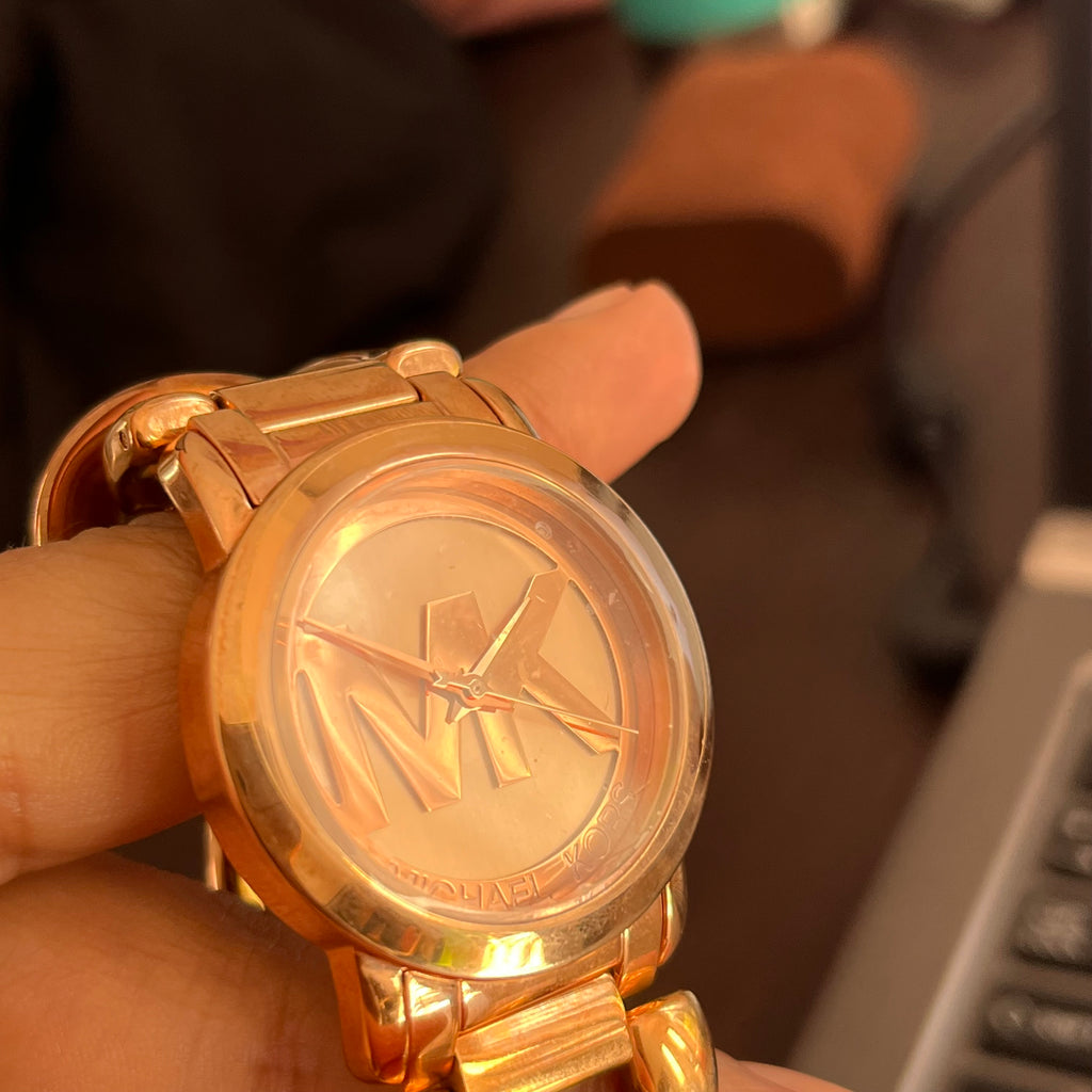 Michael Kors MK 3386 Elena Rose Gold Watch | Pre Loved |