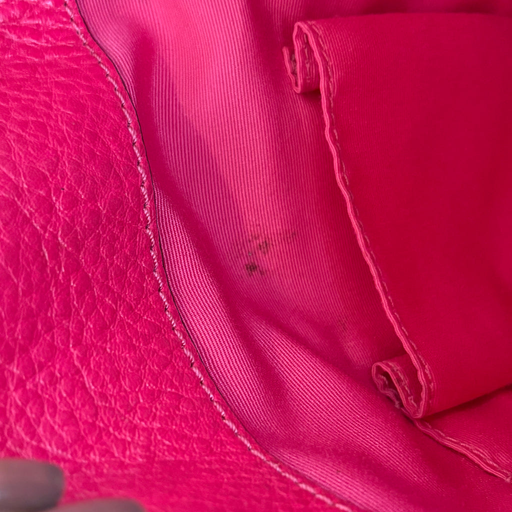 Coach Bag Ruby Pink Madison Leather Small Phoebe Shoulder Bag | Pre Loved |