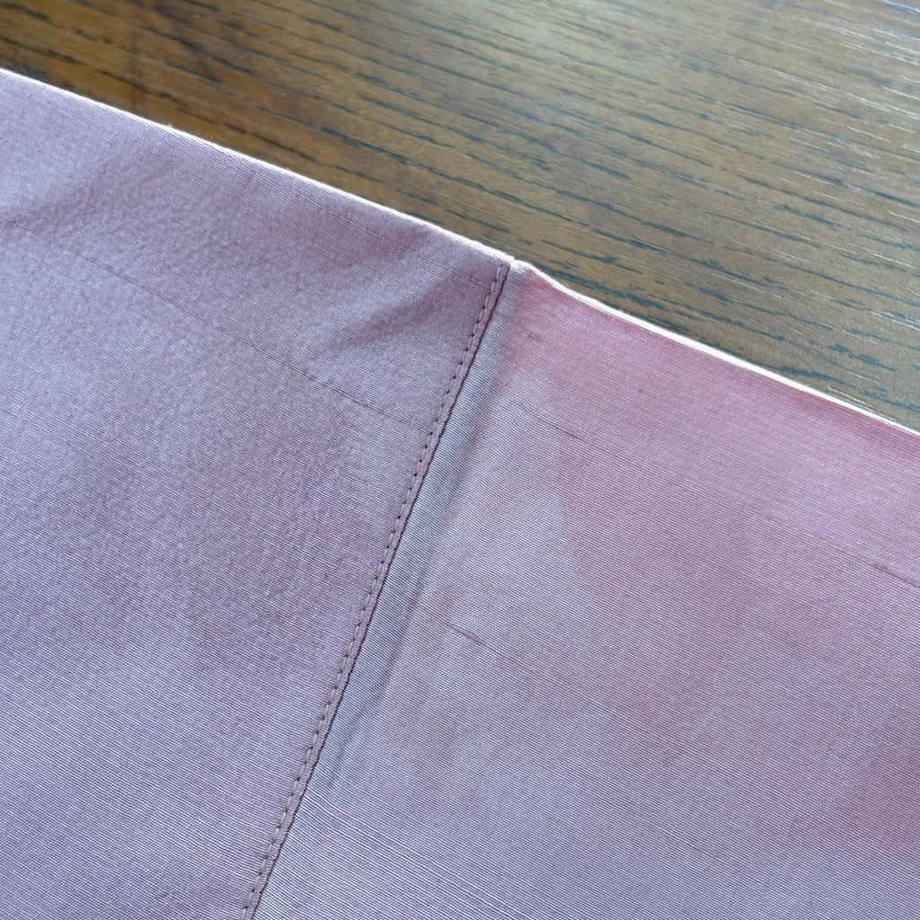 Shamsha Hashwani Pink Two Tone Long Kurta | Pre Loved |