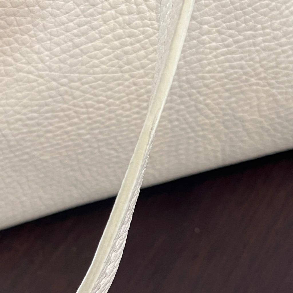 Salvatore Ferragamo Off-white Leather Small Tote Bag | Pre Loved |