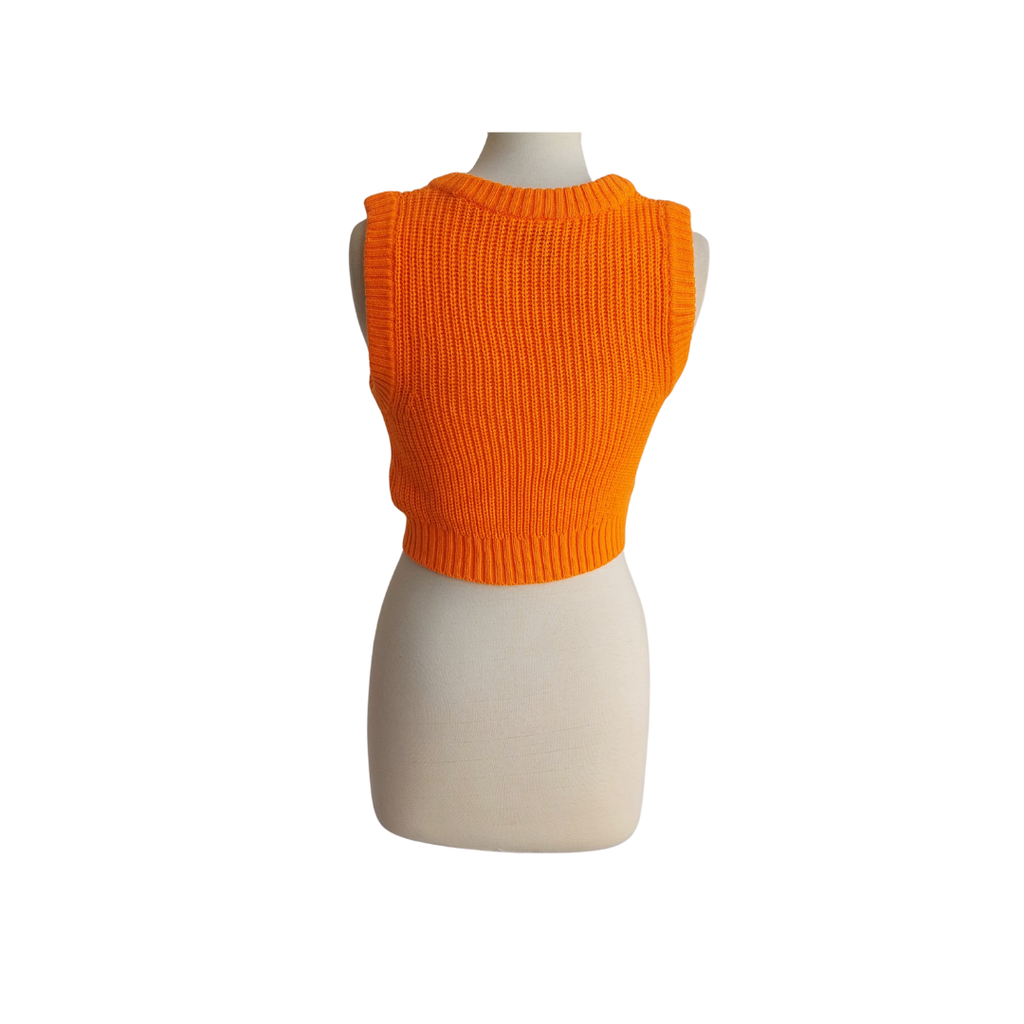 H&M Bright Orange Sleeveless Vest | Like new |