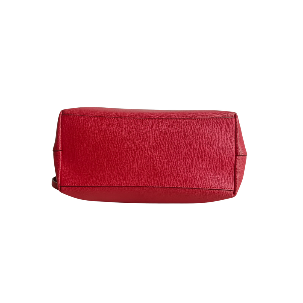 Coach Red Leather City Zip Tote Bag | Gently Used |