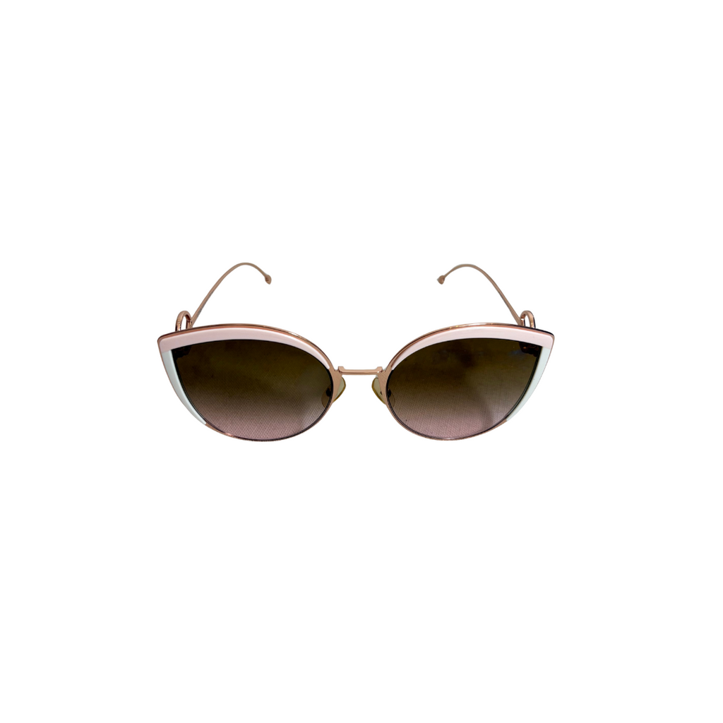 Fendi FF0290/S Cat-eye Rose Gold Sunglasses | Gently Used |