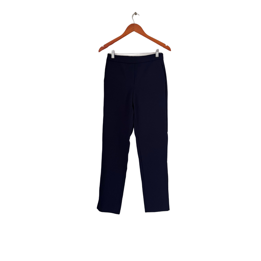 Mango Navy Straight-leg Formal Pants | Gently Used |