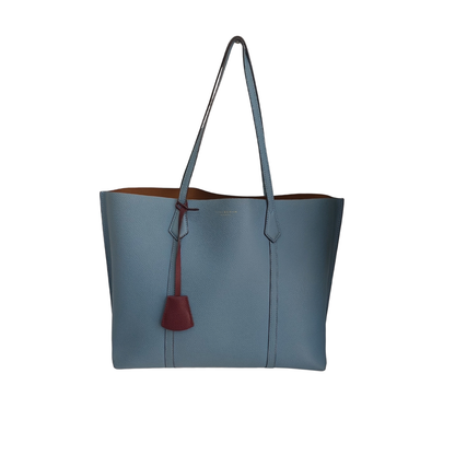 Tory Burch Blue Perry Triple Compartment Tote Bag | Gently Used |
