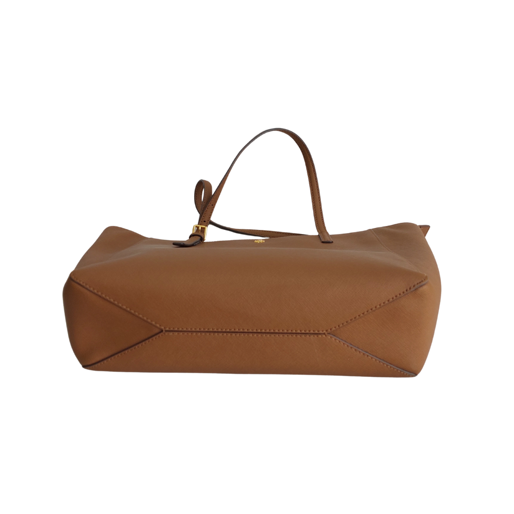 Tory Burch 'Emerson' Tan Leather Tote Bag | Pre Loved |