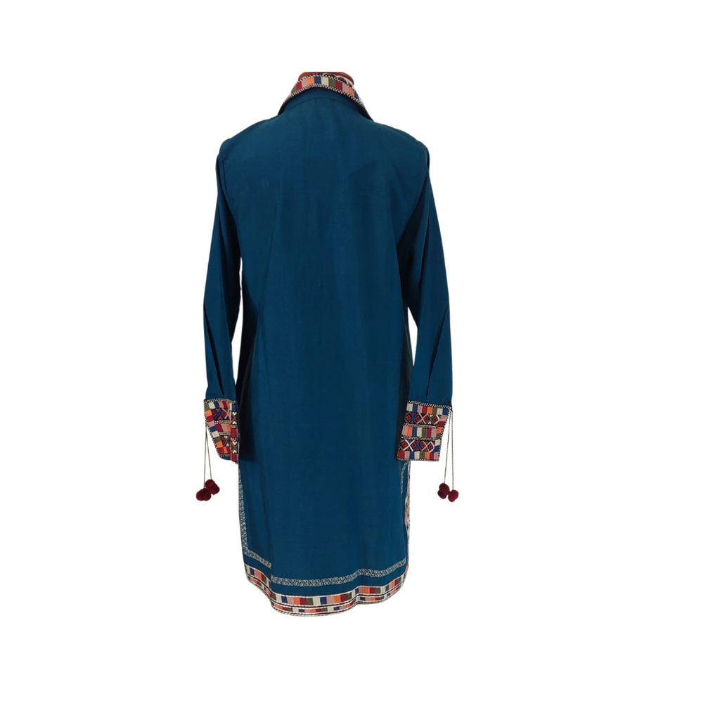 Berdi Blue Embroidered 2 Piece Outfit | Brand New |