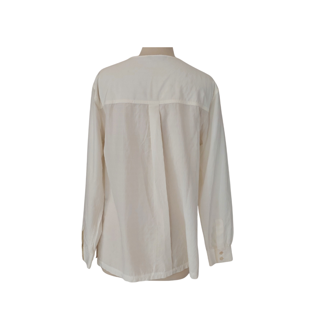 M&S Cream Button Down Top | Pre Loved |