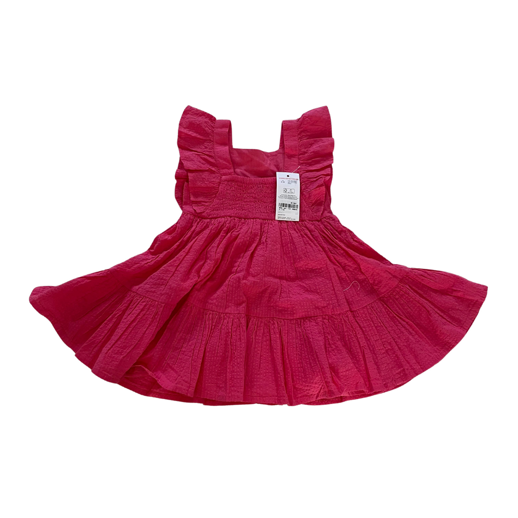 F&F Pink Pleated Dress (2 - 3 Years) | Brand New |