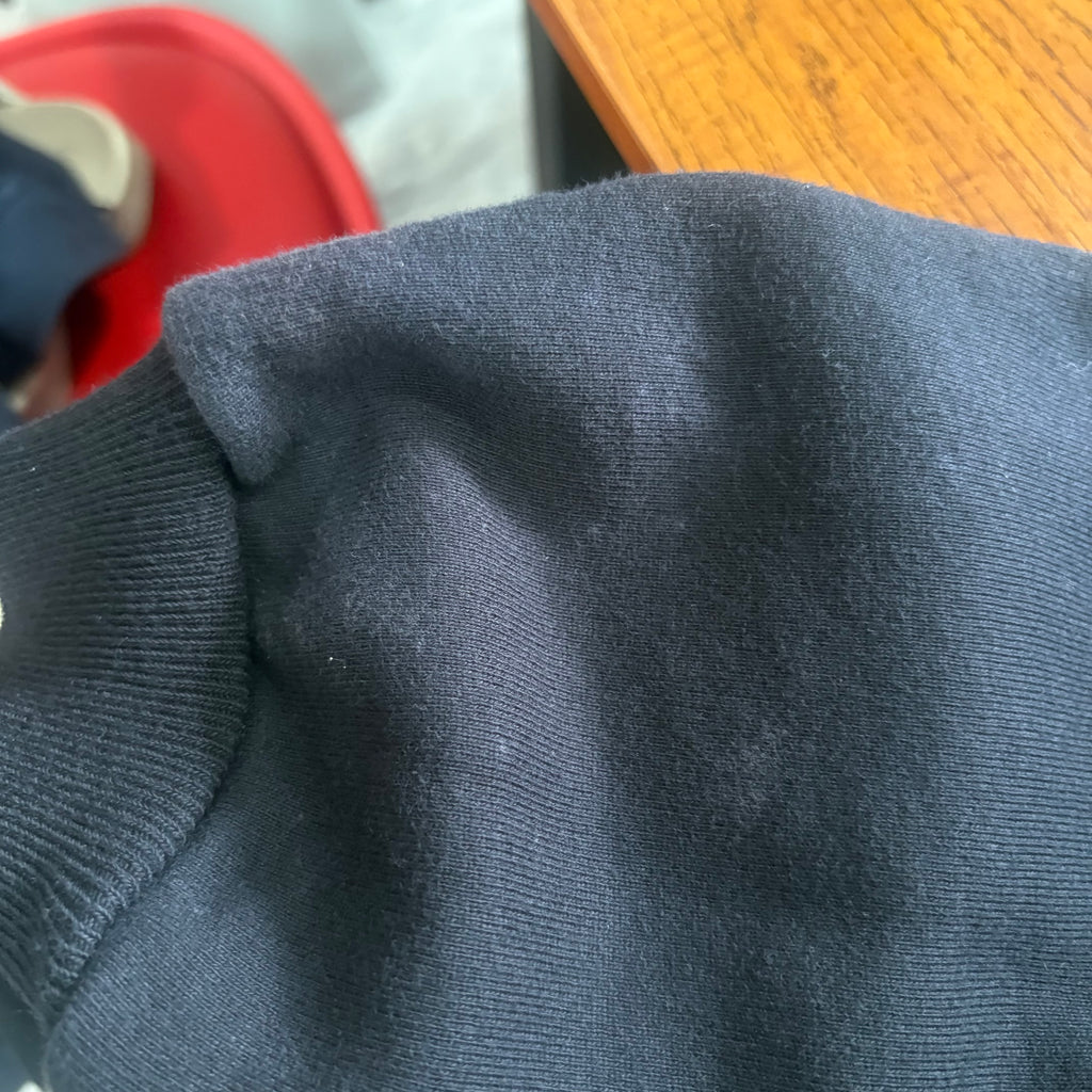 CLU Black Net Pleat Detail Sweatshirt | Pre Loved |