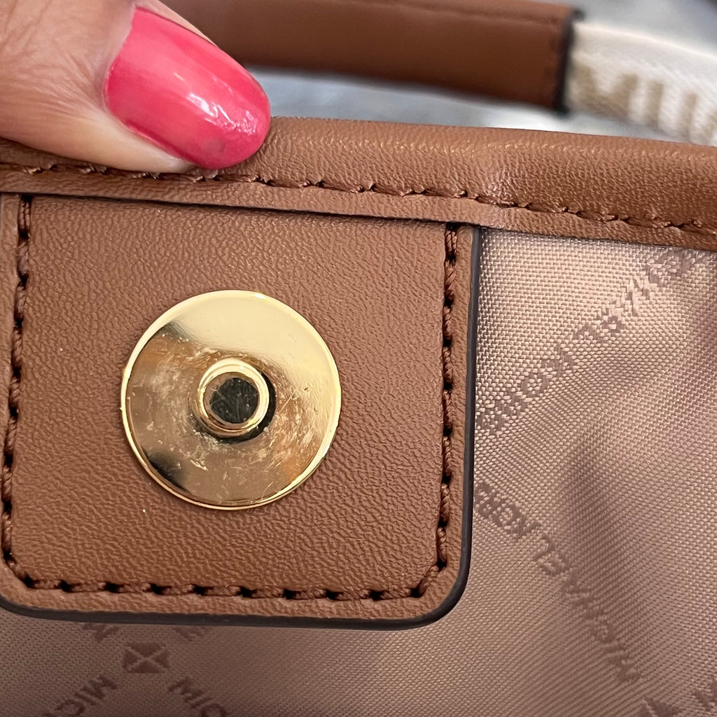 Michael Kors Tan Leather 'Maeve' Small Tote Bag | Gently Used |