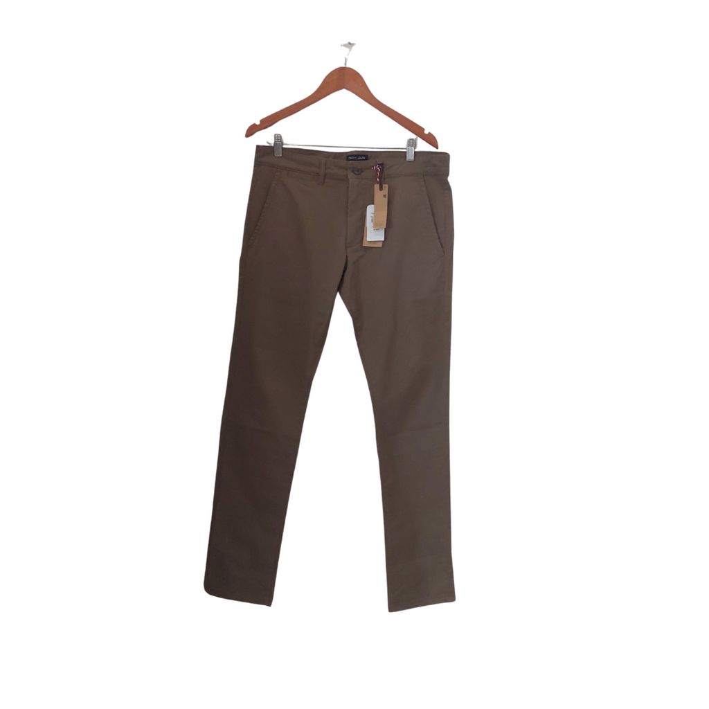 Teddy Smith Men's Khaki Chino Pants | Brand New |