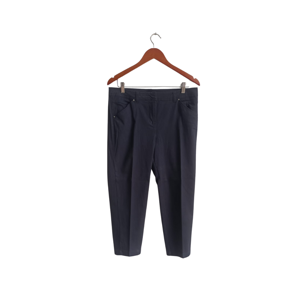 Wallis Navy Straight Leg Pants | Pre Loved |
