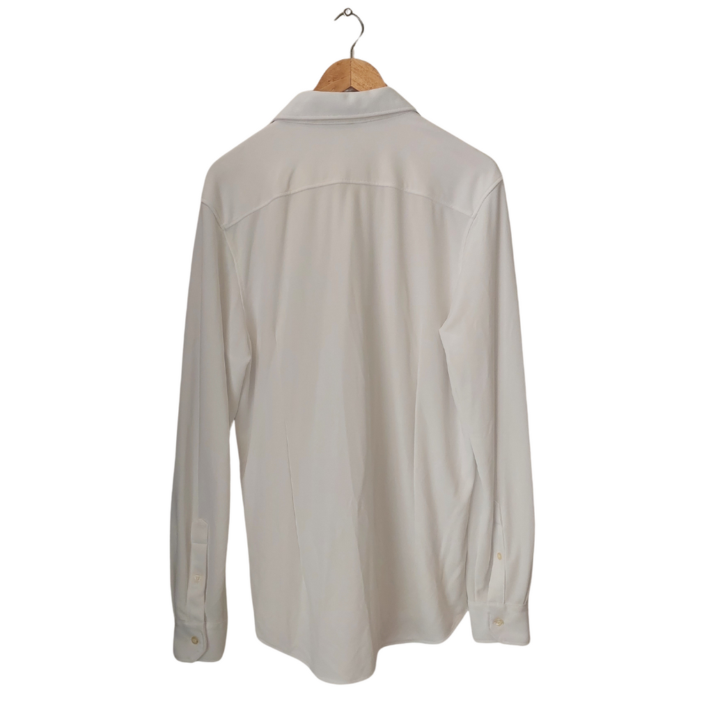 Murano Men's White Long-sleeves Polo Shirt | Brand New |