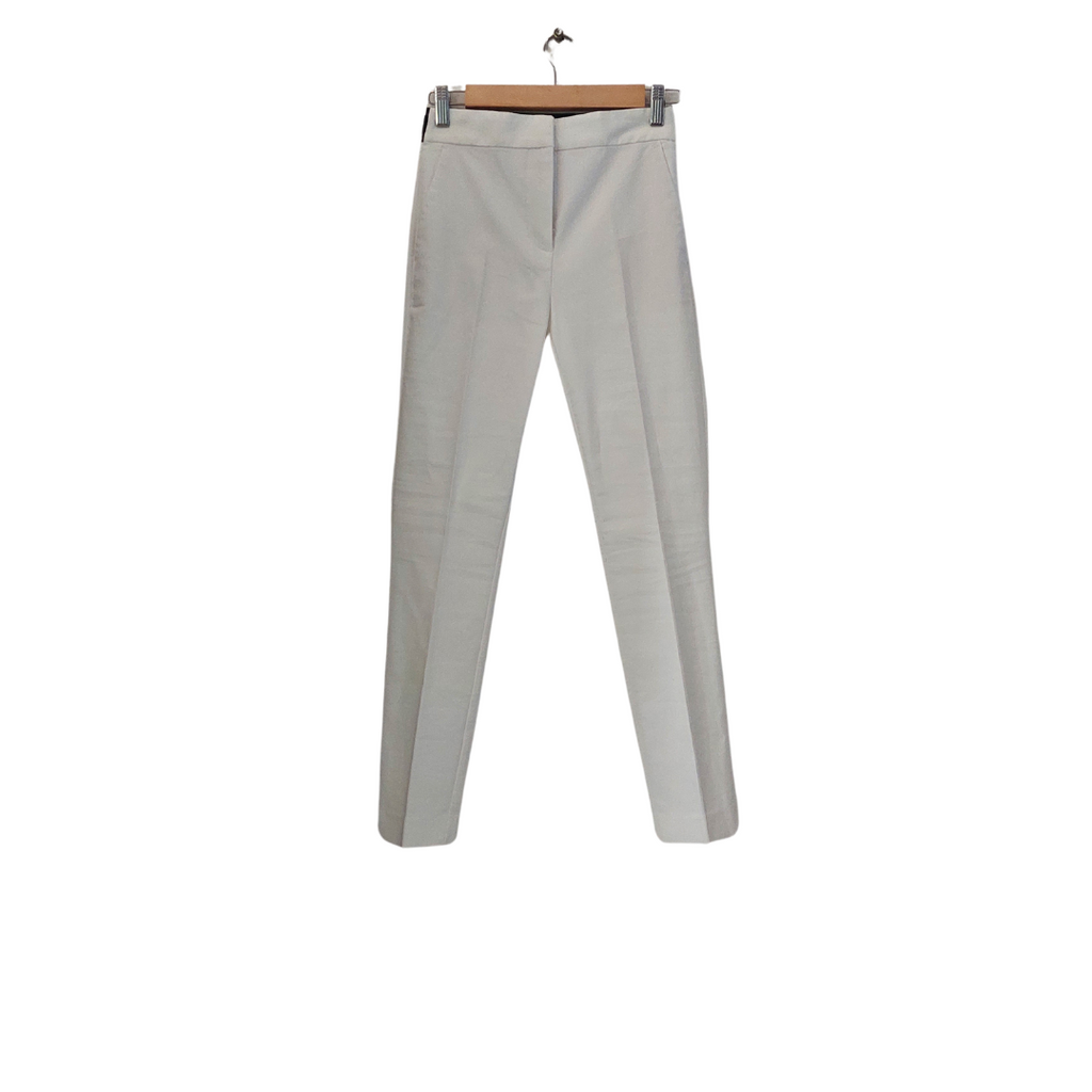 ZARA White Semi-elastic Waist Slim Pants | Brand New |