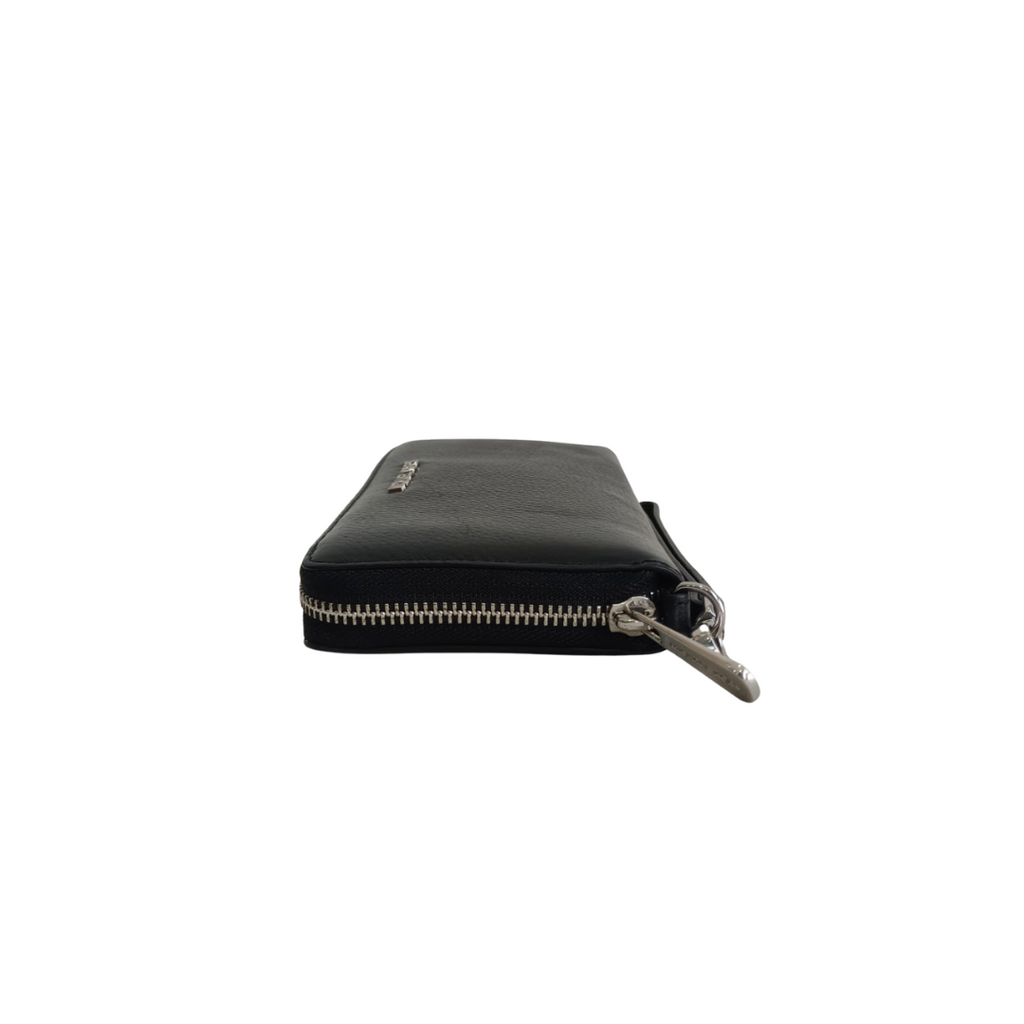 Michael Kors Black Leather Large Continental Wallet | Gently Used |