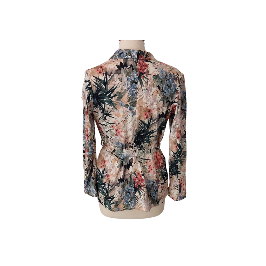 ZARA Floral Printed Open Light Jacket | Gently Used |