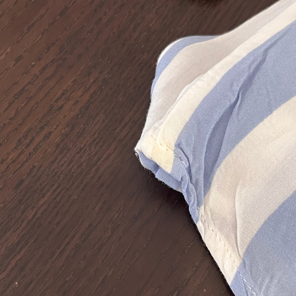 F&F Blue & White Striped Soft Collared Shirt | Pre Loved |
