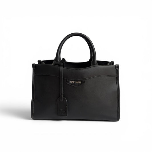 Nine West Black Paulson Small Satchel Bag | Gently Used |