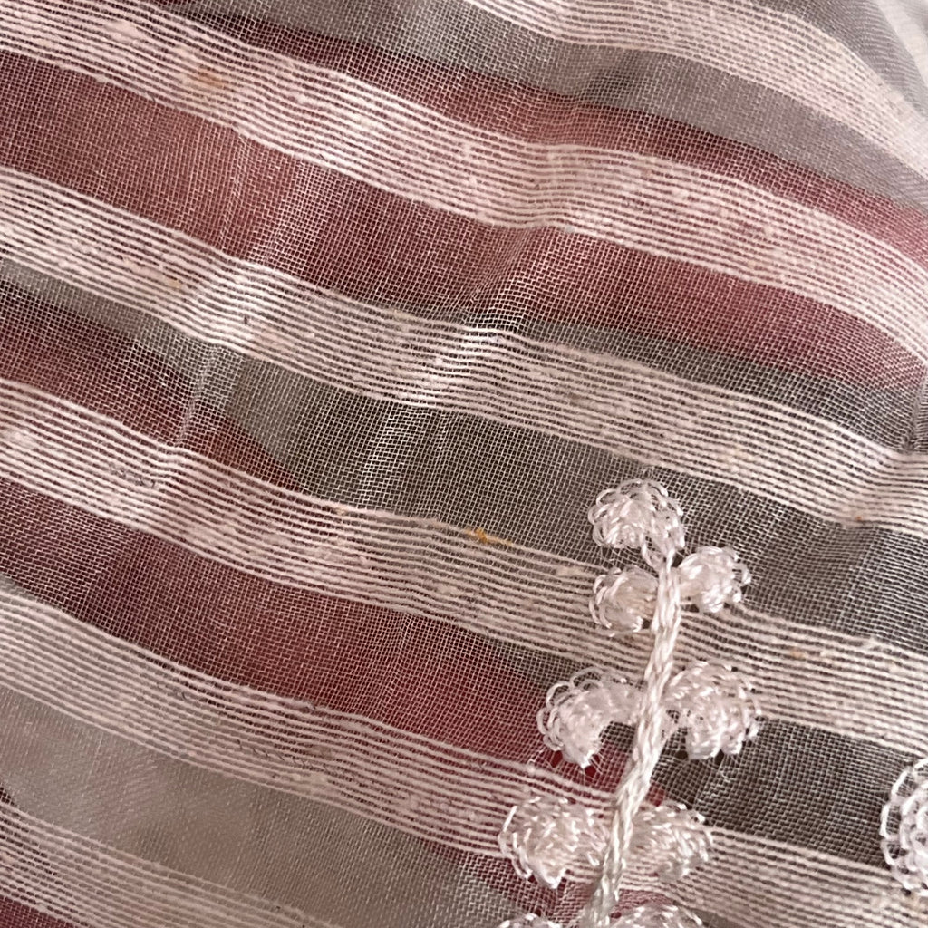 Sania Maskatiya White Thread Embroidered Wrap Cape | Brand New |