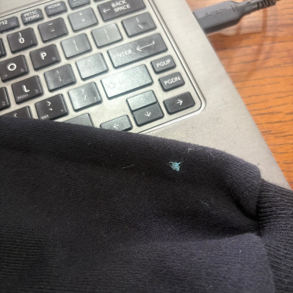 CLU Black Net Pleat Detail Sweatshirt | Pre Loved |