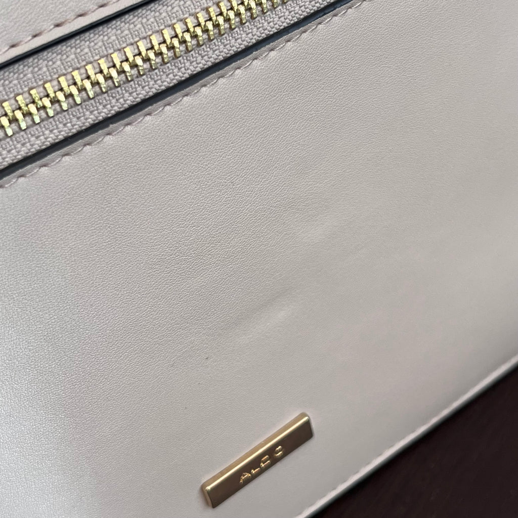 ALDO Taupe Lock detail Top Handle Bag | Pre Loved |
