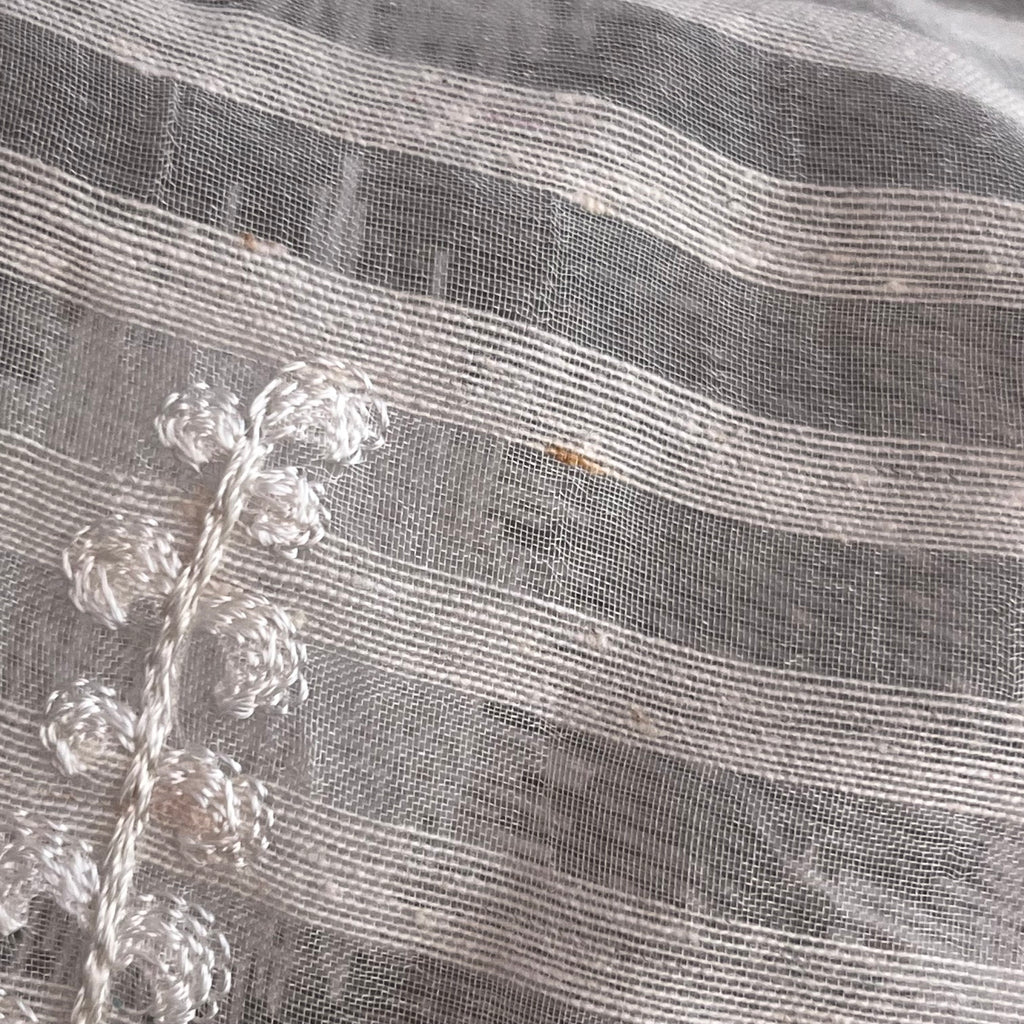 Sania Maskatiya White Thread Embroidered Wrap Cape | Brand New |