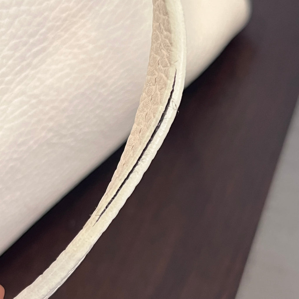 Salvatore Ferragamo Off-white Leather Small Tote Bag | Pre Loved |