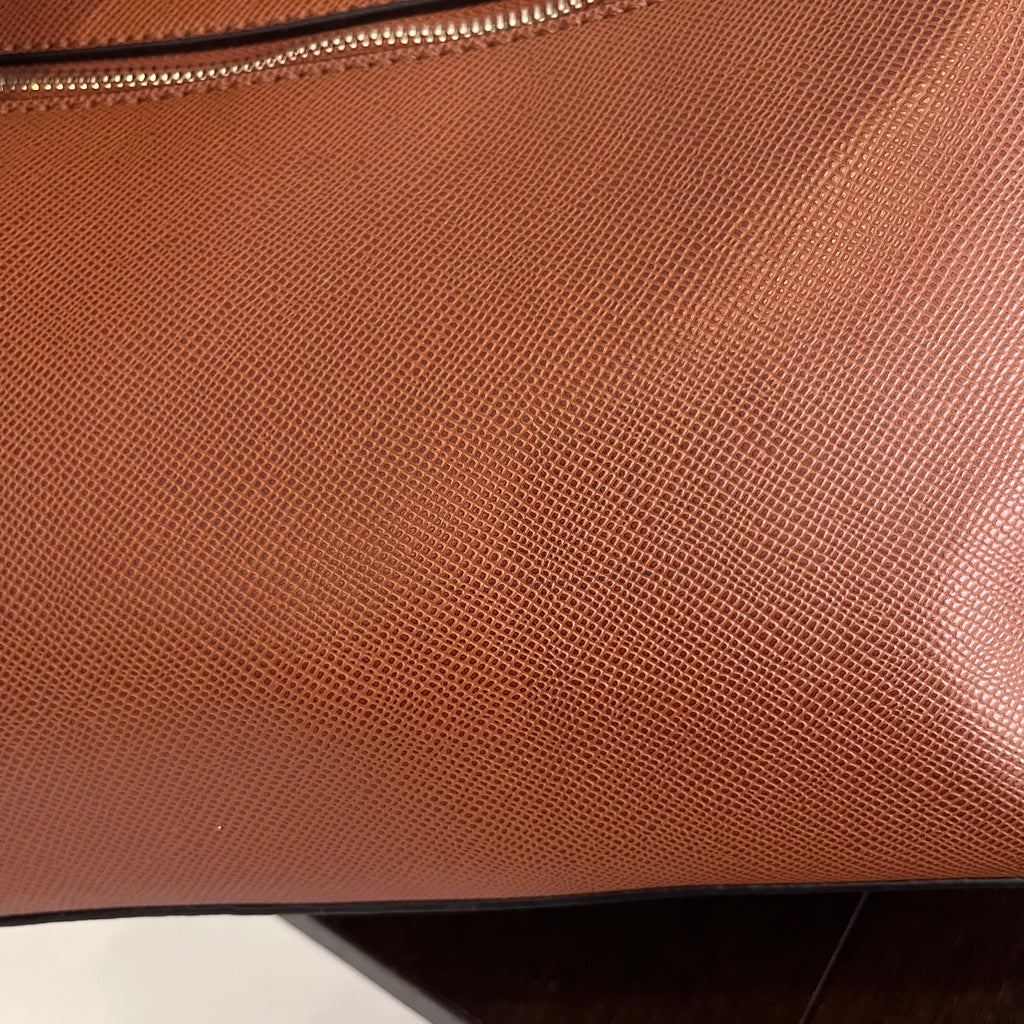 Guess Brown Kamryn Shopper Tote Bag | Gently Used |
