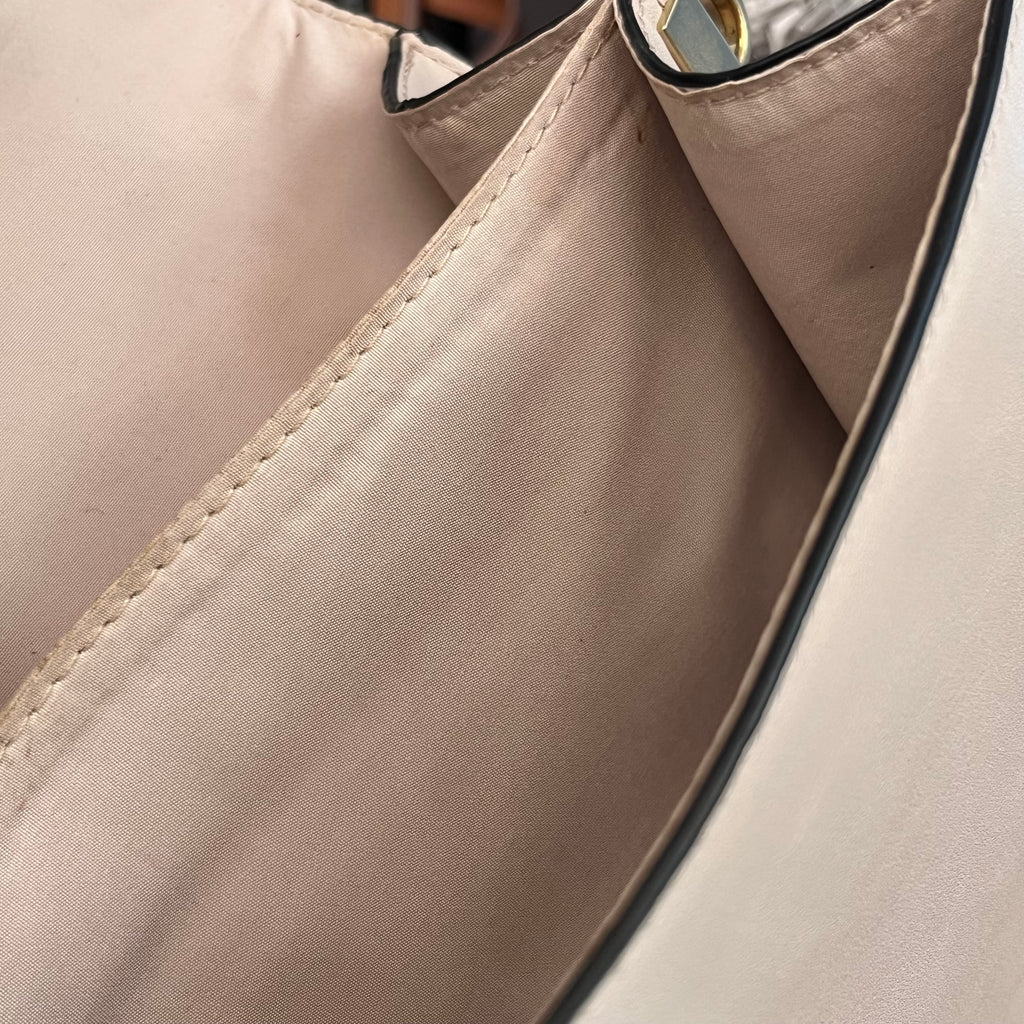 ALDO Taupe Lock detail Top Handle Bag | Pre Loved |