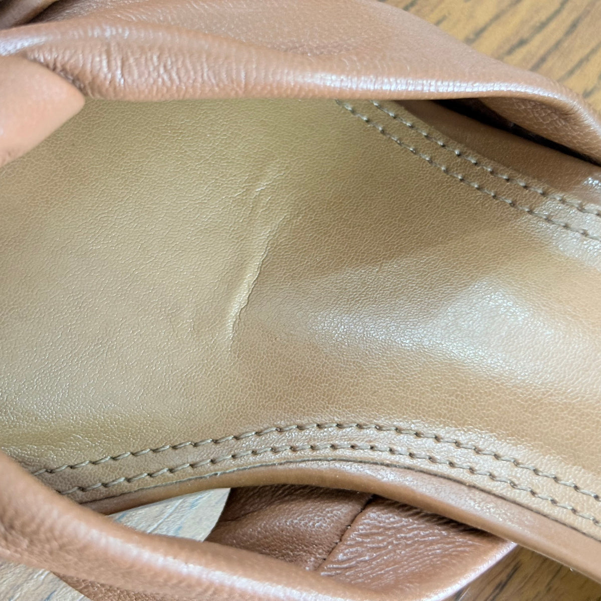Dune London Maize-Tan Dressy Sandals | Gently Used |