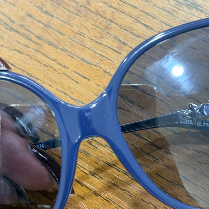 Coach Navy Gradient Oversized Square Sunglasses | Gently Used |