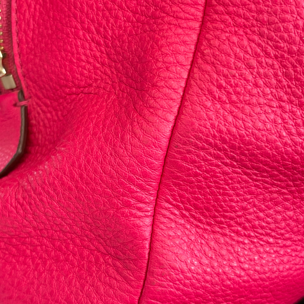 Coach Bag Ruby Pink Madison Leather Small Phoebe Shoulder Bag | Pre Loved |