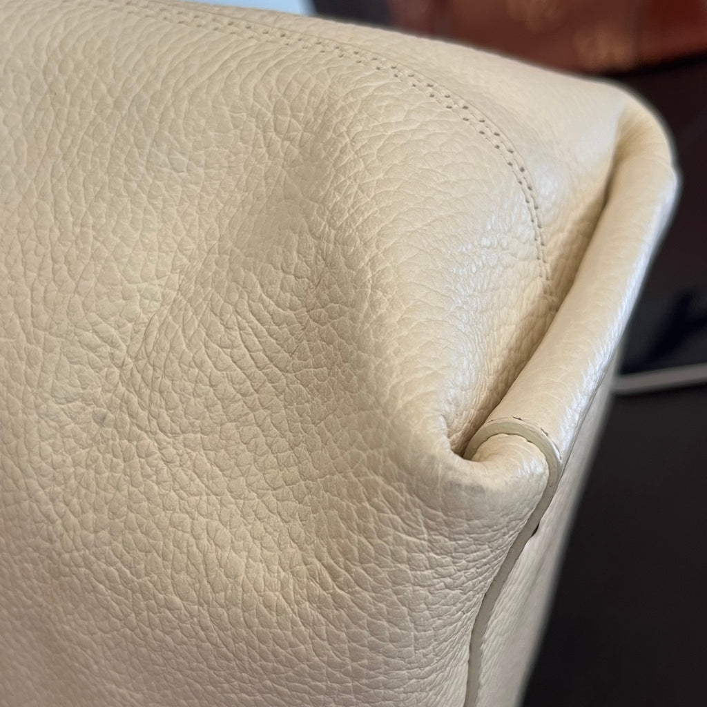 Salvatore Ferragamo Off-white Leather Small Tote Bag | Pre Loved |