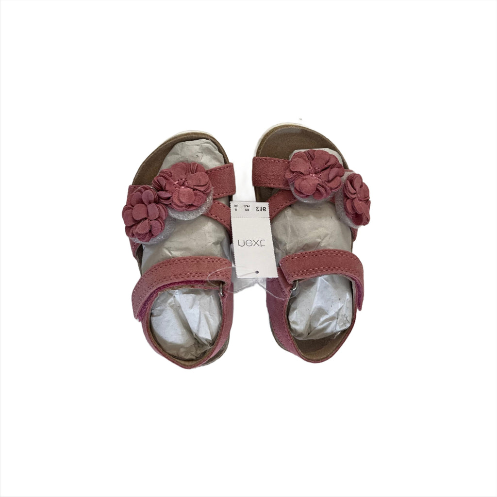 NEXT Kid's Pink Floral Sandals  | Brand New |