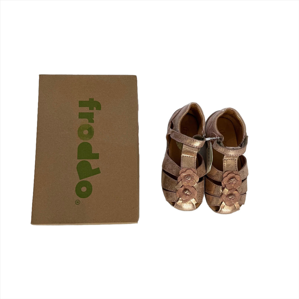 Froddo Kid's Pink Floral Velcro Sandals  | Brand New |