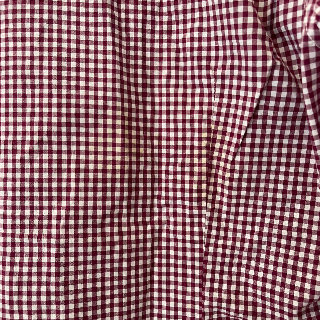 Mexx Men's Dark Pink 100% Cotton Checked Collared Shirt  | Brand New |