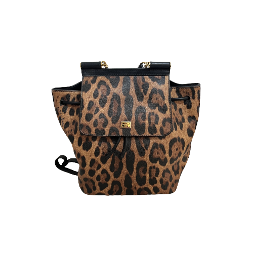 Dolce & Gabbana Animal Print Backpack | Gently Used |